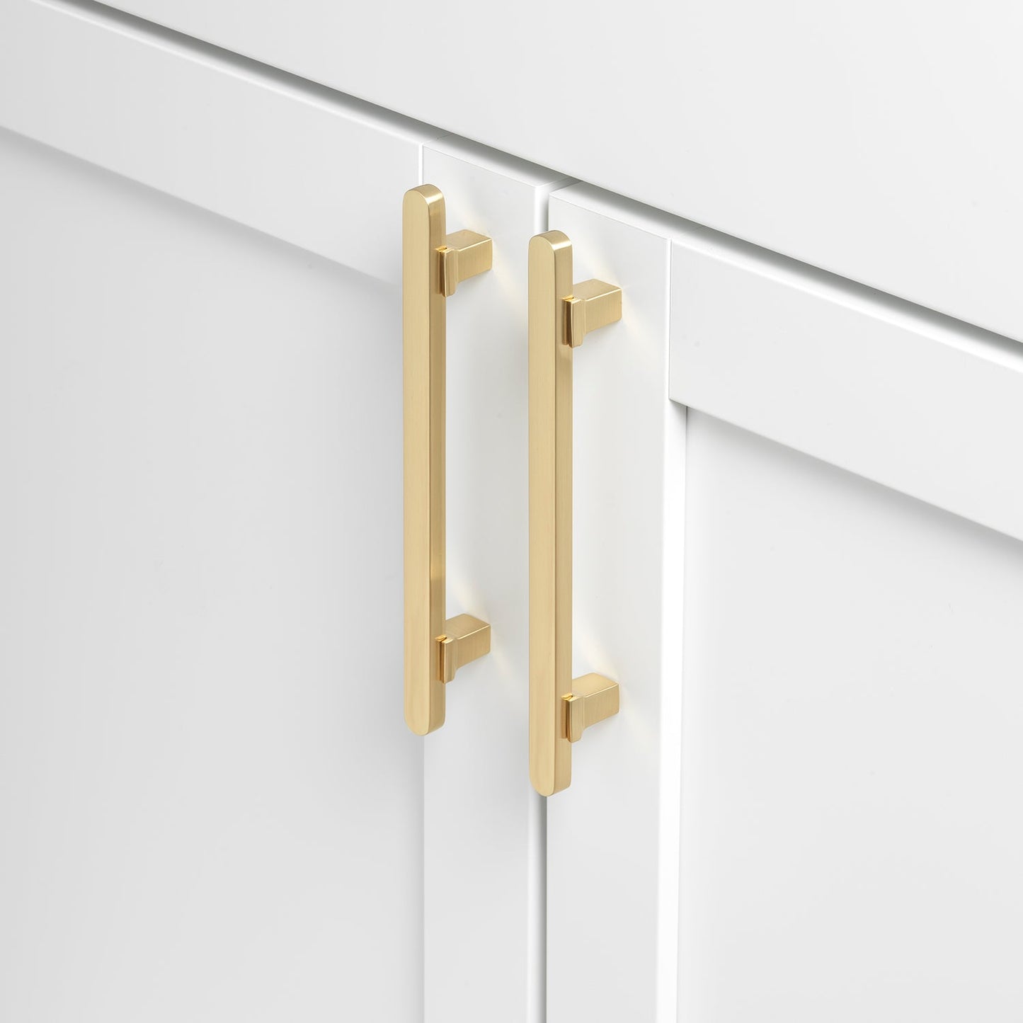 5 1/16" (128mm) Center to Center Solid Flat Bar Pull Cabinet Handle