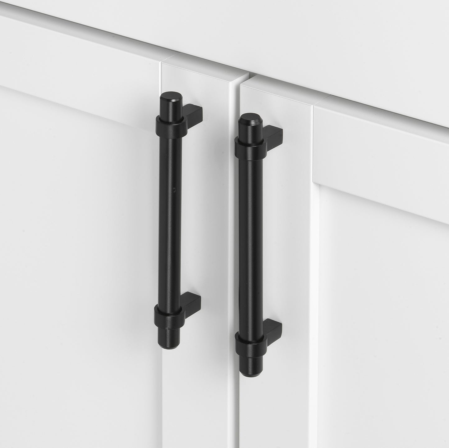 5 1/16" (128mm) Center to Center Solid Steel Bar Pull Cabinet Handle
