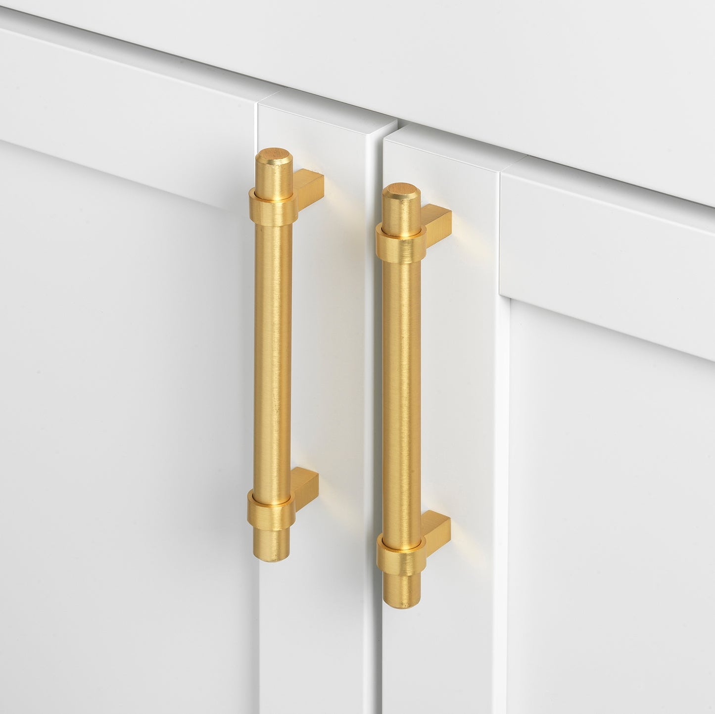 5 1/16" (128mm) Center to Center Solid Steel Bar Pull Cabinet Handle