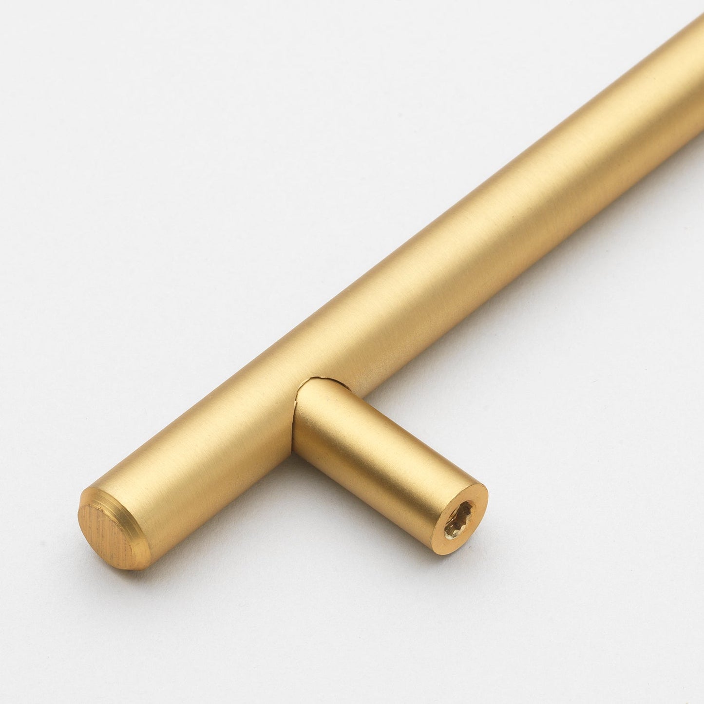 5 1/16" (128mm) Center to Center Solid Steel Bar Pull Cabinet Handle