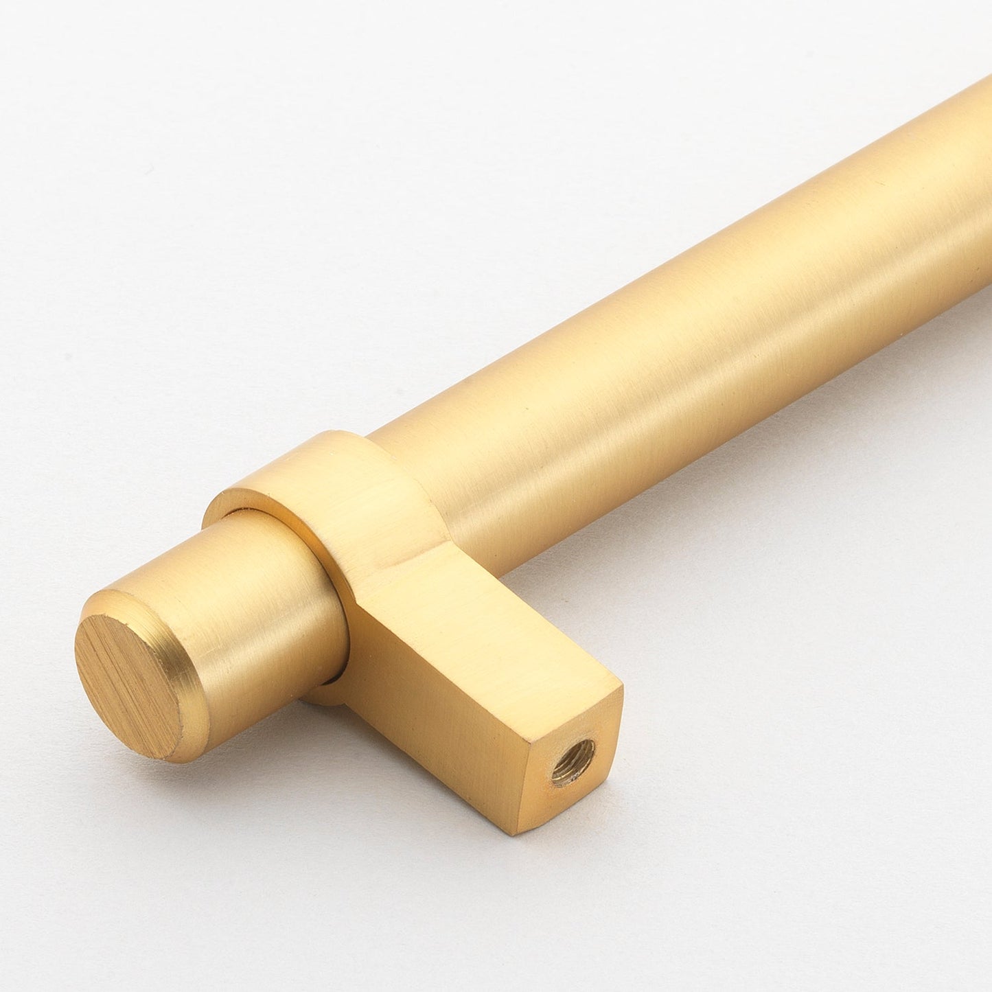 5 1/16" (128mm) Center to Center Solid Steel Bar Pull Cabinet Handle