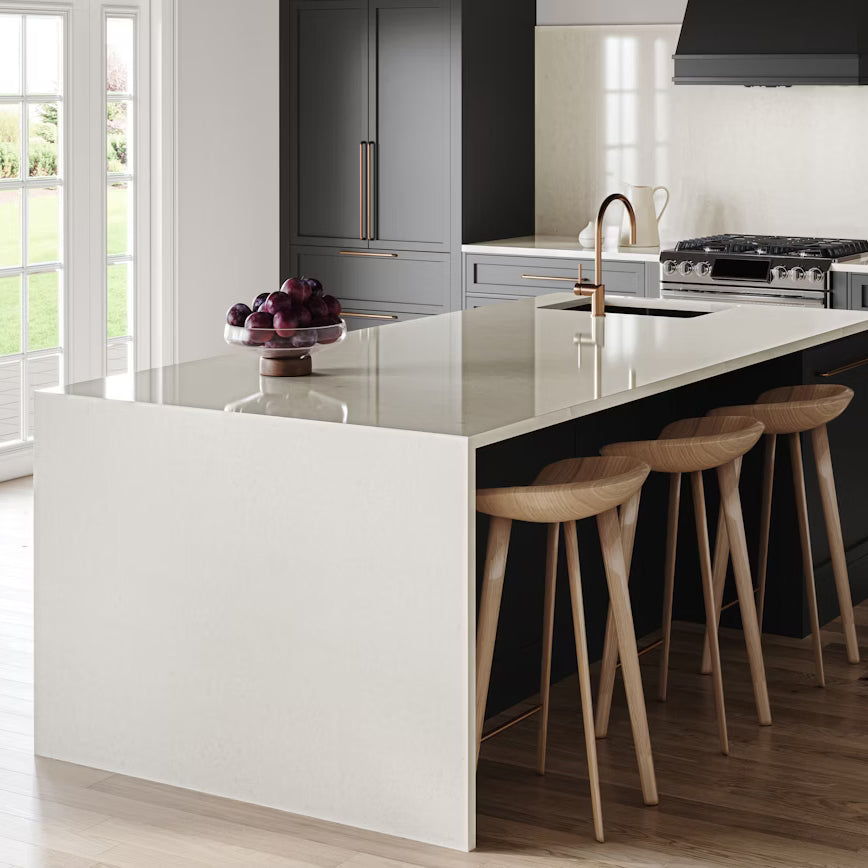 Cosentino Silestone Suma Collection Linen Cream Polished 128" x 62" Quartz Slab