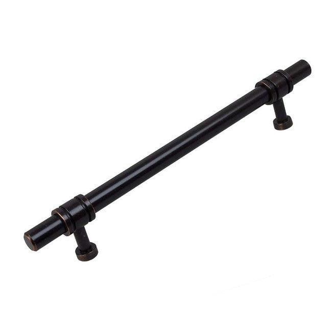 6 1/4" (160mm) Center to Center Solid Barrel Ring Bar Pull Cabinet Handle