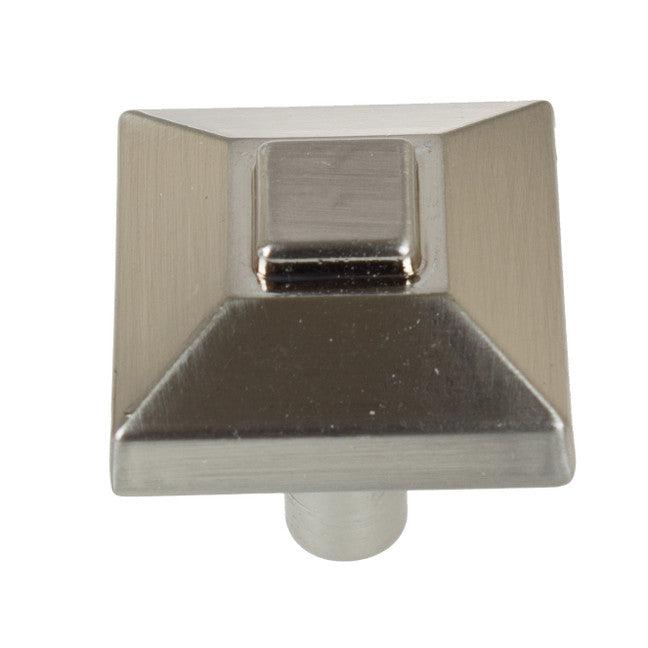 7/8" (22mm) Classic Square Pyramid Cabinet Knob
