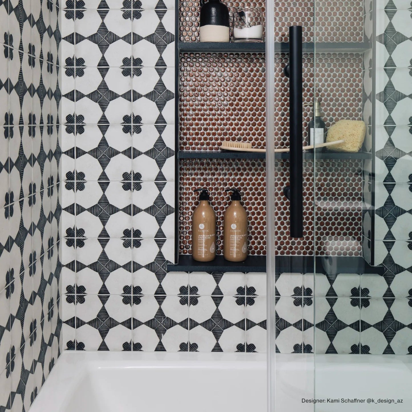 Bedrosians 360 Collection Cardinal (3/4" x 3/4" Pieces) 12" x 12" Glossy Porcelain Mosaic Tile