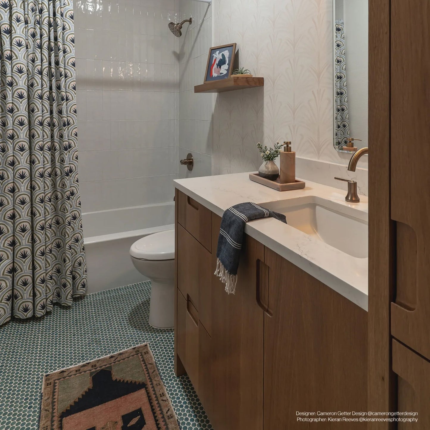 Bedrosians 360 Collection Silver Sage (3/4" x 3/4" Pieces) 12" x 12" Matte Porcelain Mosaic Tile