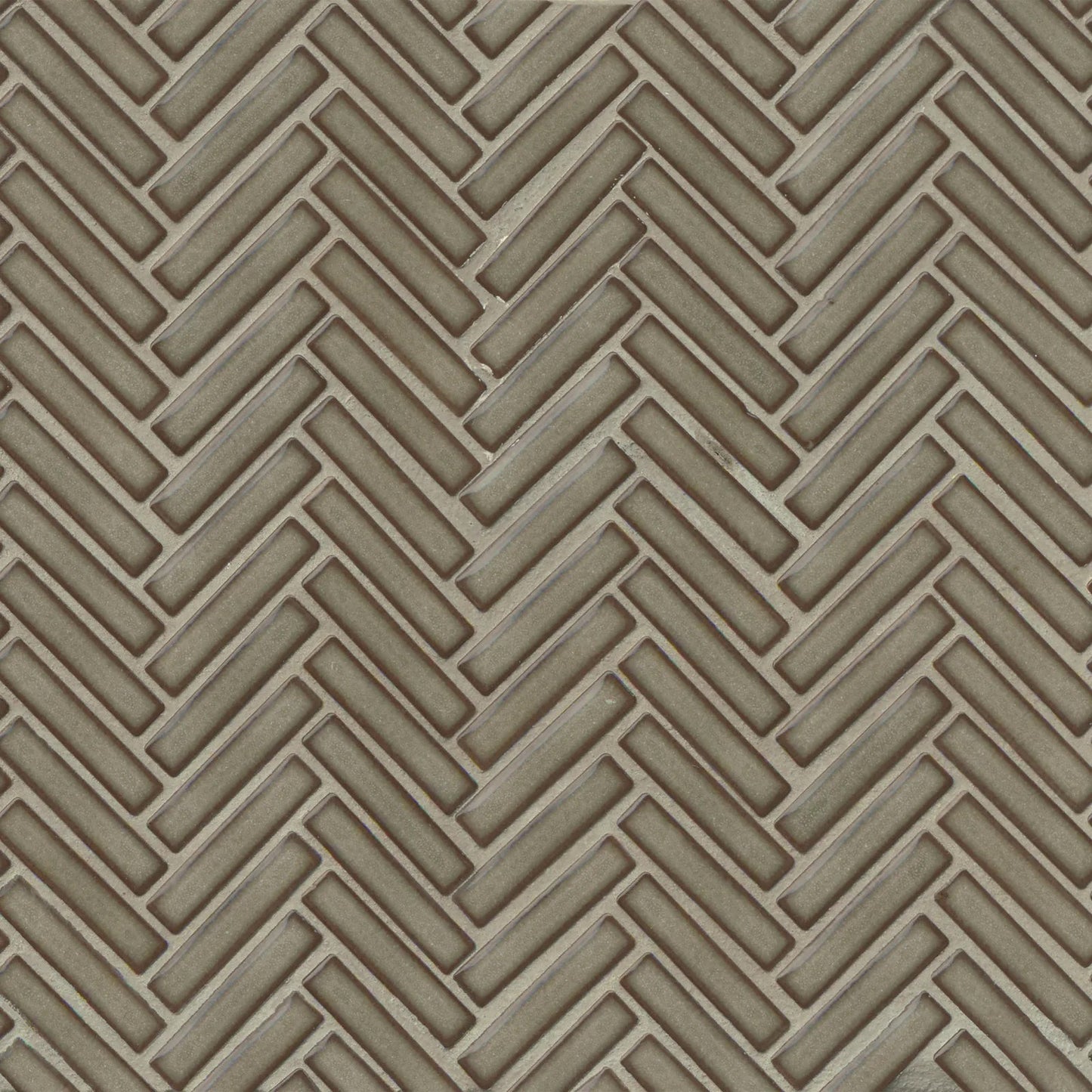 Bedrosians 90 Collection Gray Haze (1/2" x 2" Pieces) 11" x 12.25" Porcelain Mosaic Tile