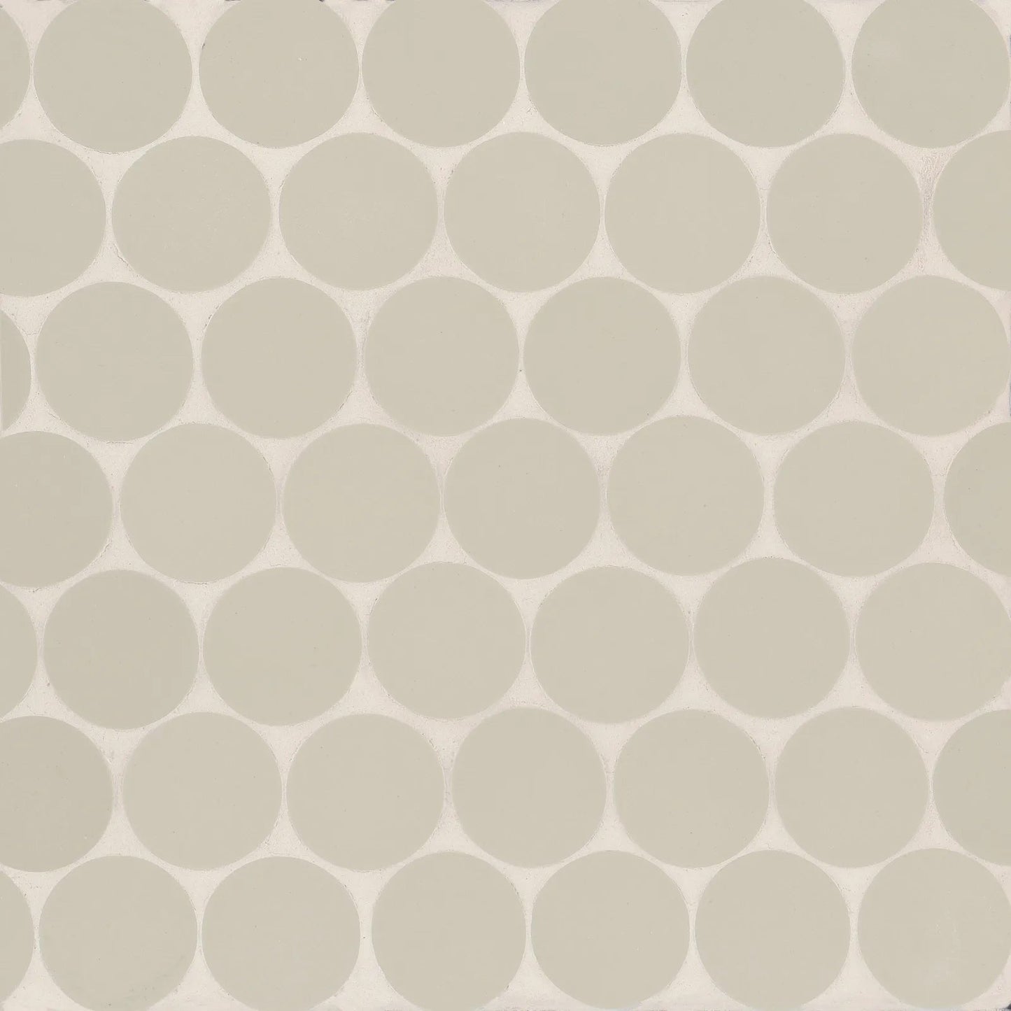 Bedrosians Makoto Collection Kumo Grey (2" Pieces) 10" x 10" Matte Porcelain Mosaic Tile