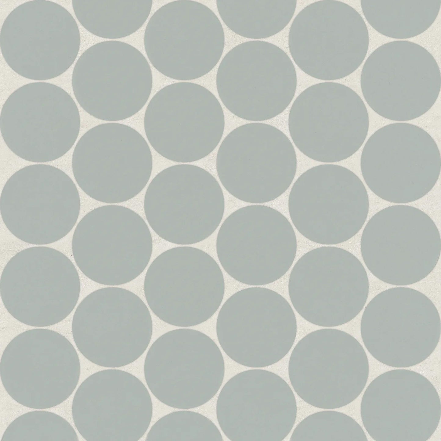 Bedrosians Marin Collection Aloe Green Penny Round (2" Pieces) 10.5" x 11.75" Matte Porcelain Mosaic Tile