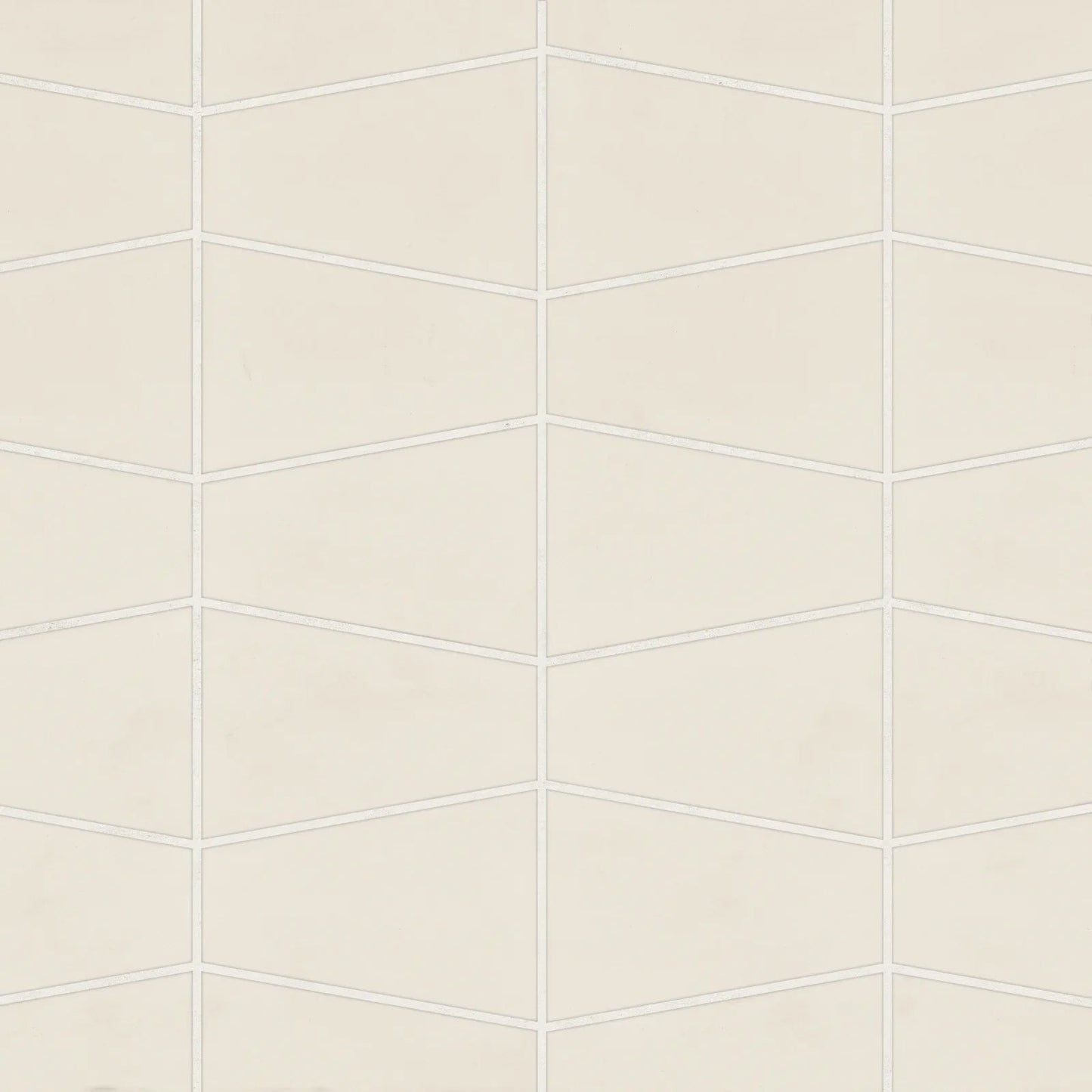 Bedrosians Marin Collection Sand Dollar Trapezoid 8.25" x 13" Matte Porcelain Mosaic Tile