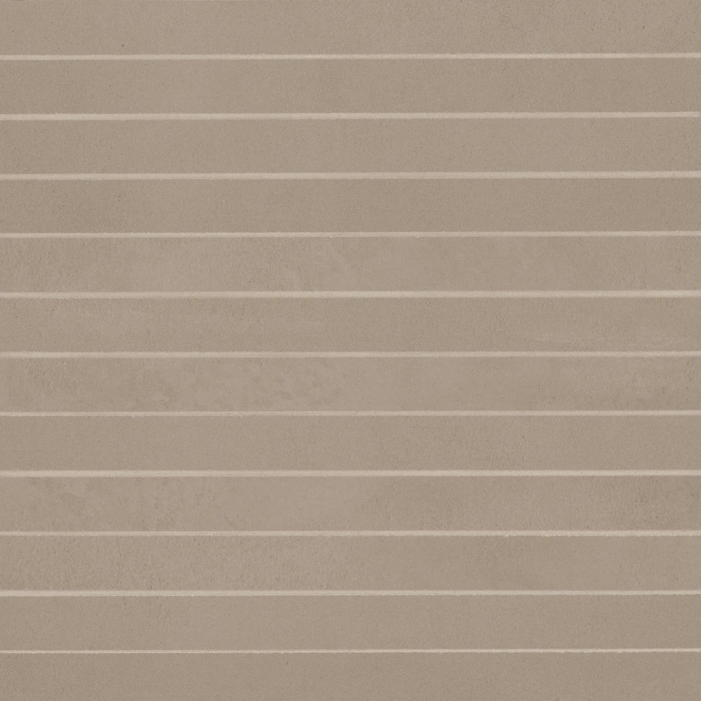 Bedrosians Sahara Collection Taupe (1" x 12" Pieces) 11.75" x 11.75" Matte Porcelain Mosaic Tile