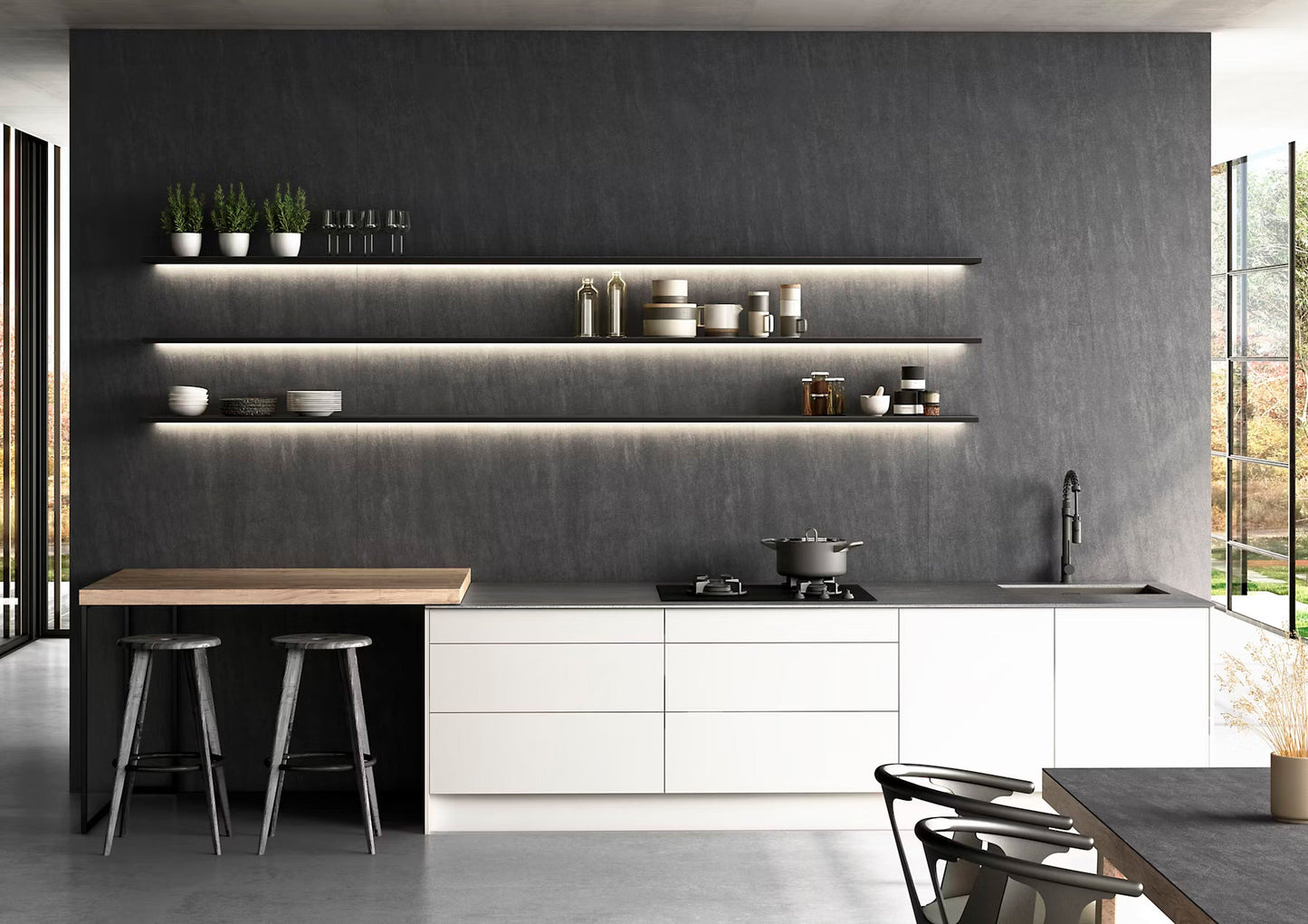 Cosentino Dekton Natural Collection Bromo Matte 126" x 56" Dekton Slab