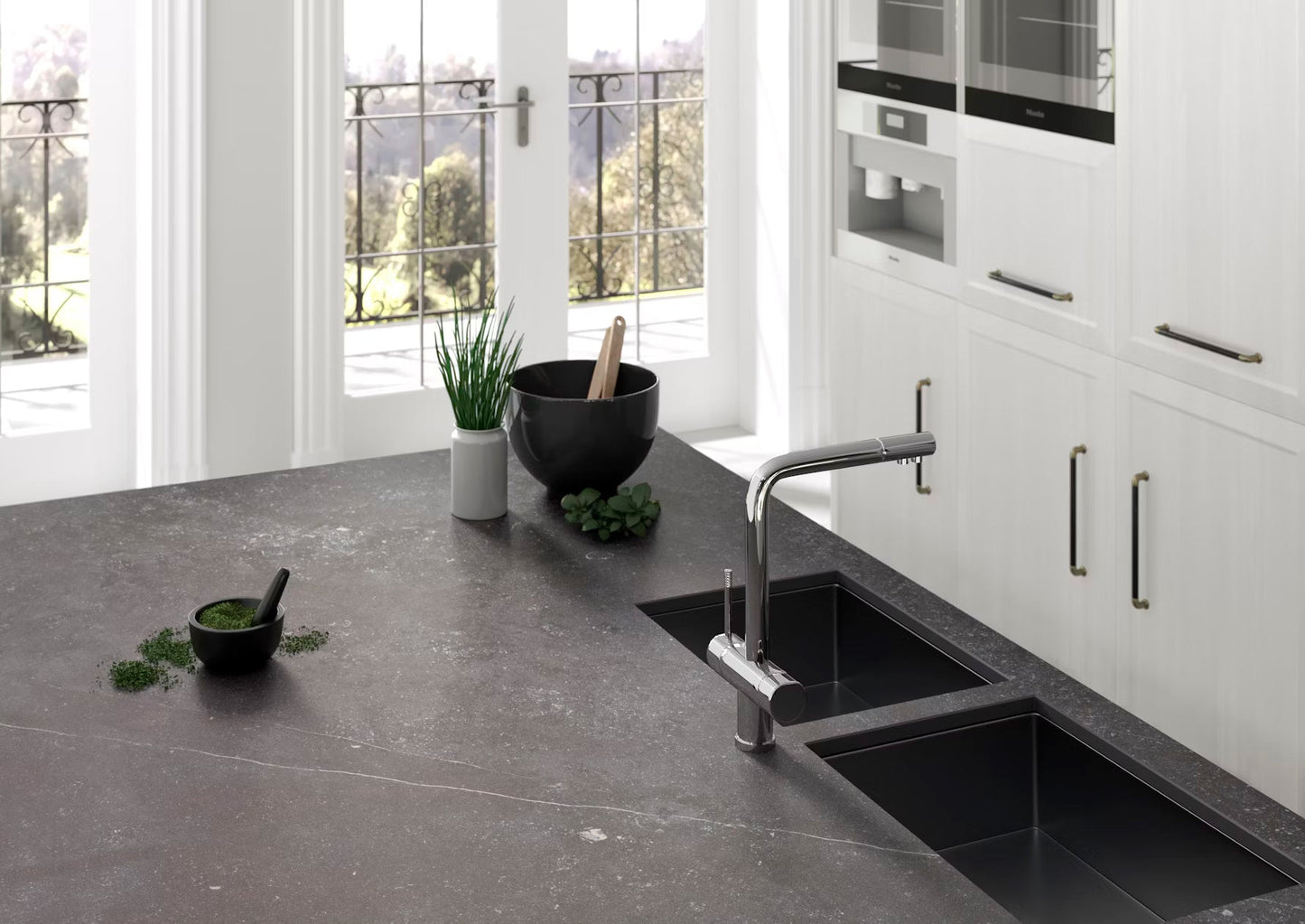 Cosentino Dekton Natural Collection Fossil Matte 126" x 56" Dekton Slab