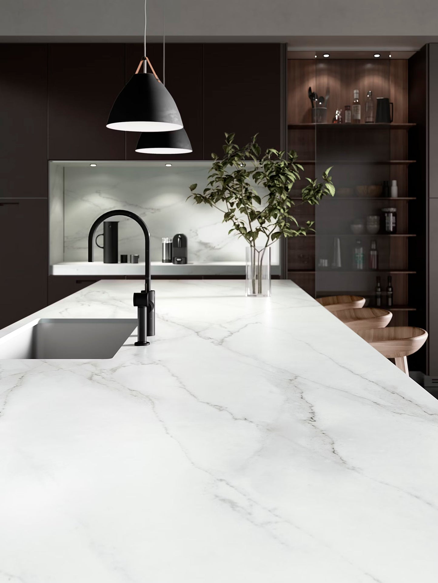 Cosentino Dekton Natural Collection Rem Matte 126" x 56" Dekton Slab
