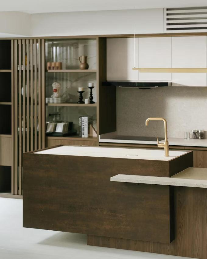 Cosentino Dekton Pietra Kode Collection Avorio Matte 126" x 56" Dekton Slab