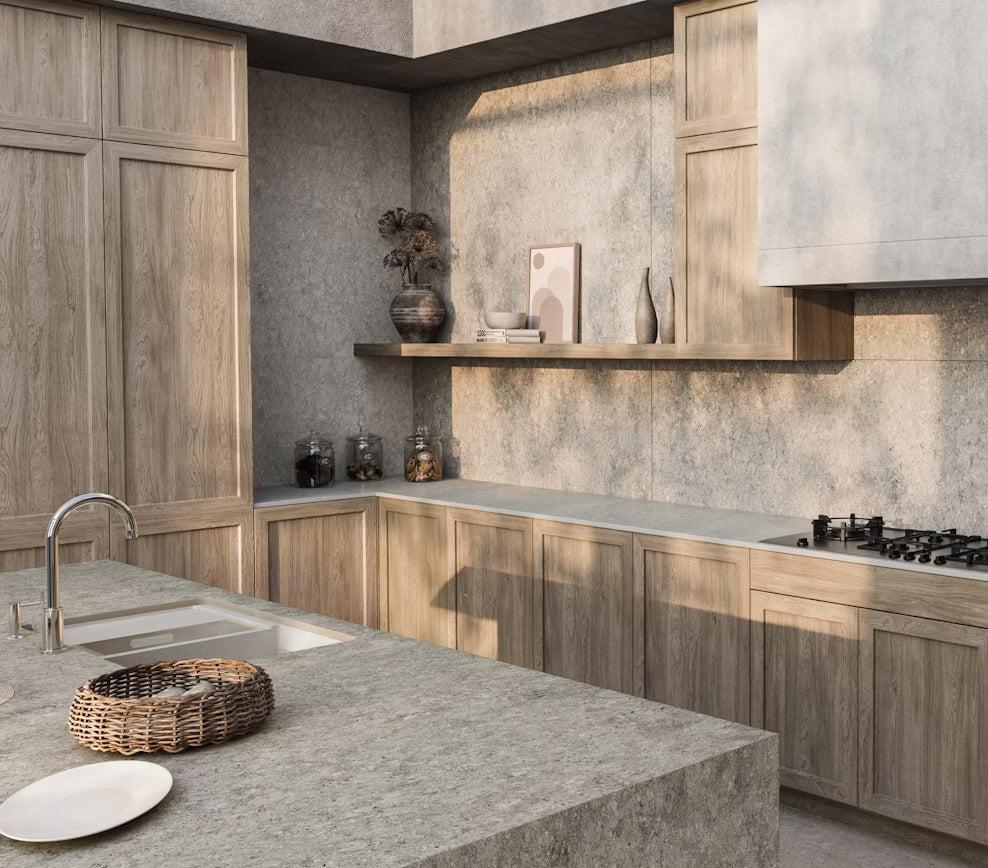 Cosentino Dekton Pietra Kode Collection Grigio Matte 126" x 56" Dekton Slab