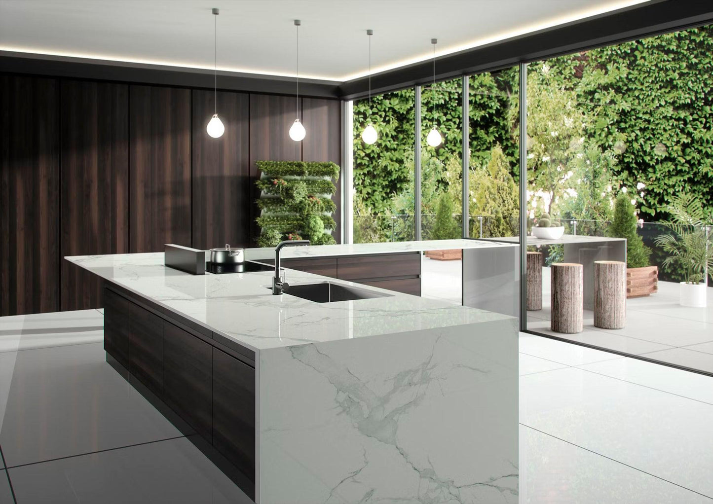 Cosentino Dekton Stonika Collection Natura Polished 126" x 56" Dekton Slab