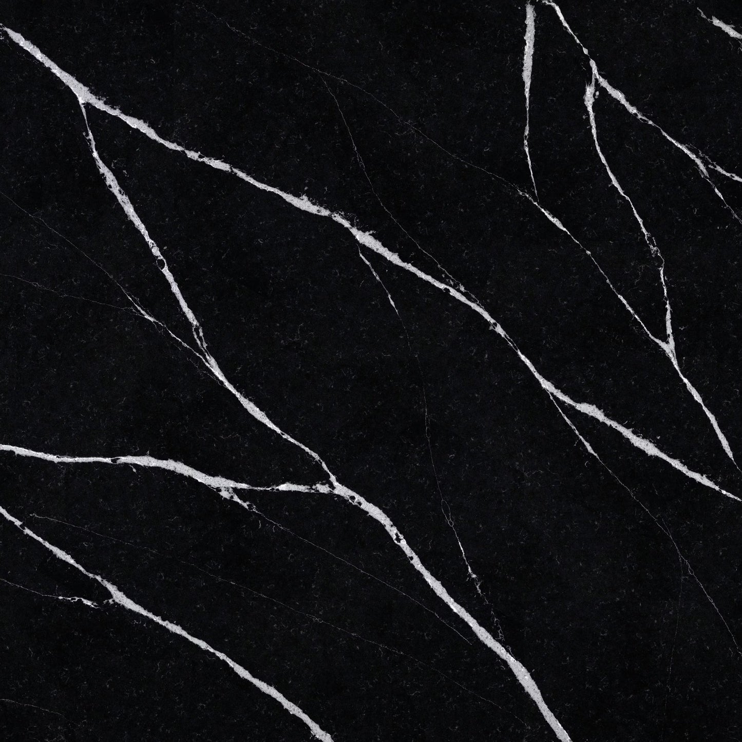 Cosentino Silestone Eternal Collection Et Marquina Polished or Suede Finish 128" x 63" Quartz Slab