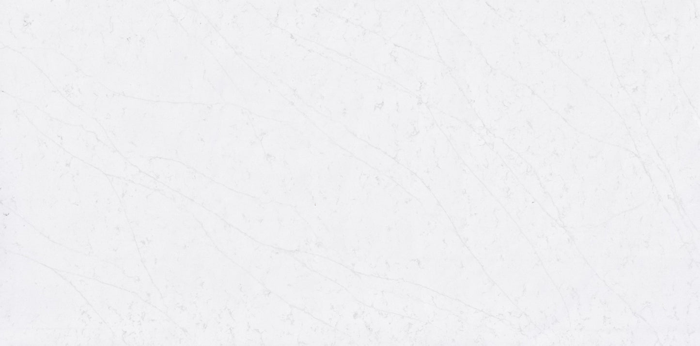 Cosentino Silestone Eternal Collection Et Statuario Polished or Suede Finish 128" x 63" Quartz Slab