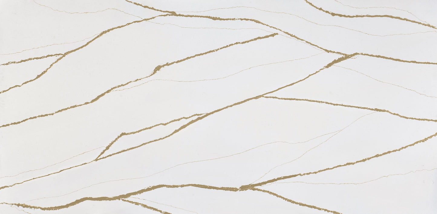 Cosentino Silestone Eternal Collection Et. Dor Polished 128" x 63" Quartz Slab