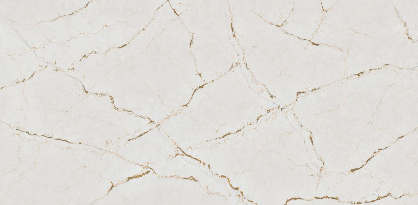 Cosentino Silestone Le Chic Collection Versailles Ivory Polished 128" x 63" Quartz Slab