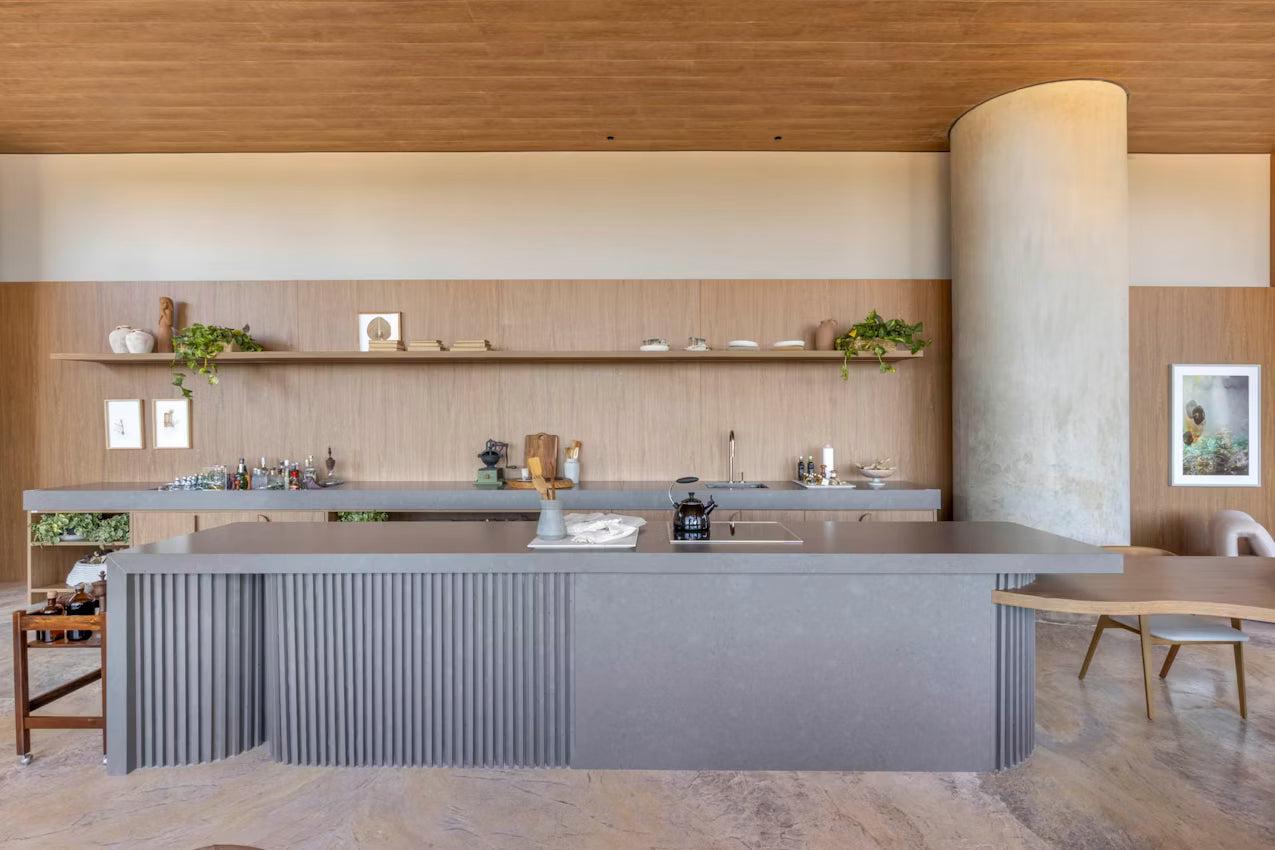 Cosentino Silestone Urban Crash Collection Brass Relish Suede Finish 128" x 63" Quartz Slab