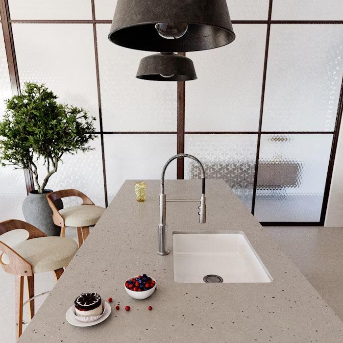 Cosentino Silestone Urban Crash Collection Concrete Pulse Suede Finish 128" x 63" Quartz Slab