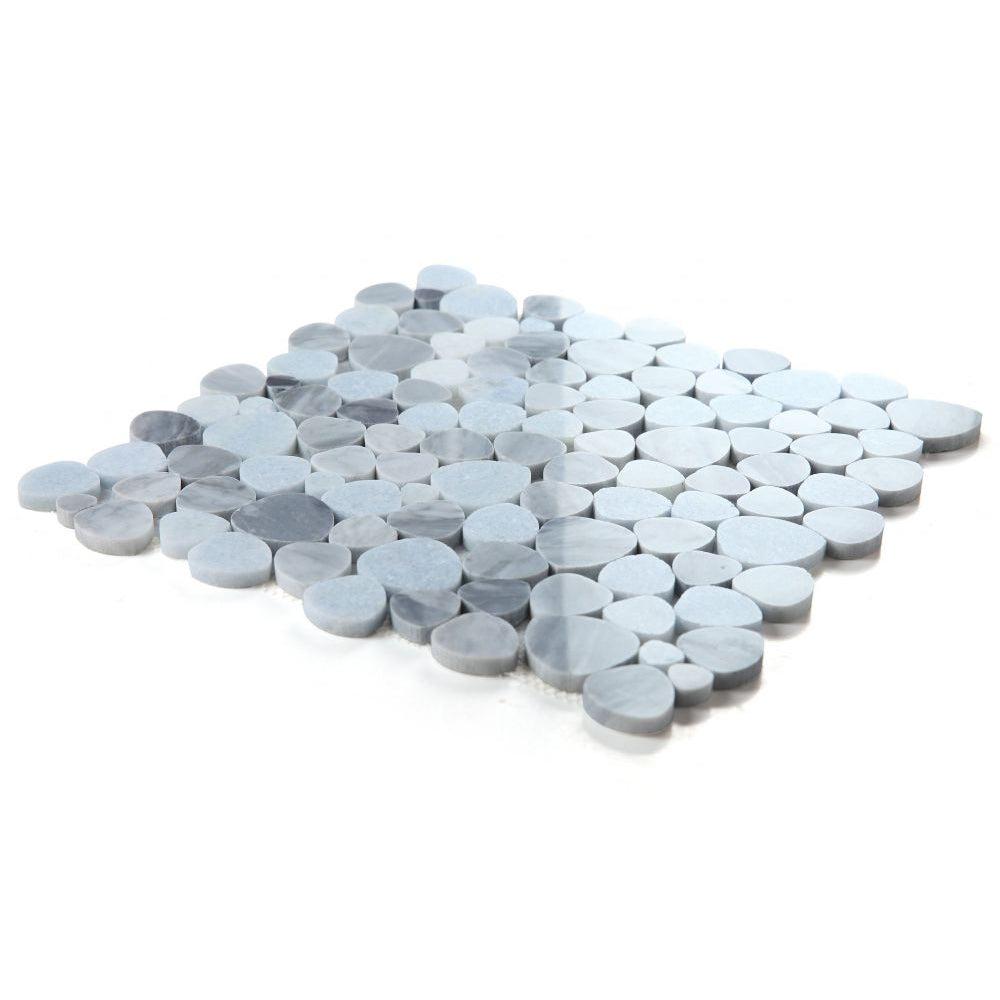 Elysium Tiles Aphrodite Cliff 12" x 12" Marble Mosaic Tile