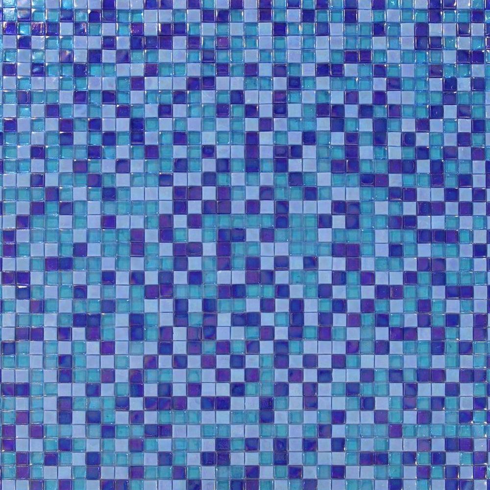 Elysium Tiles Laguna Ocean Square 11.75" x 11.75" Glass Mosaic Tile
