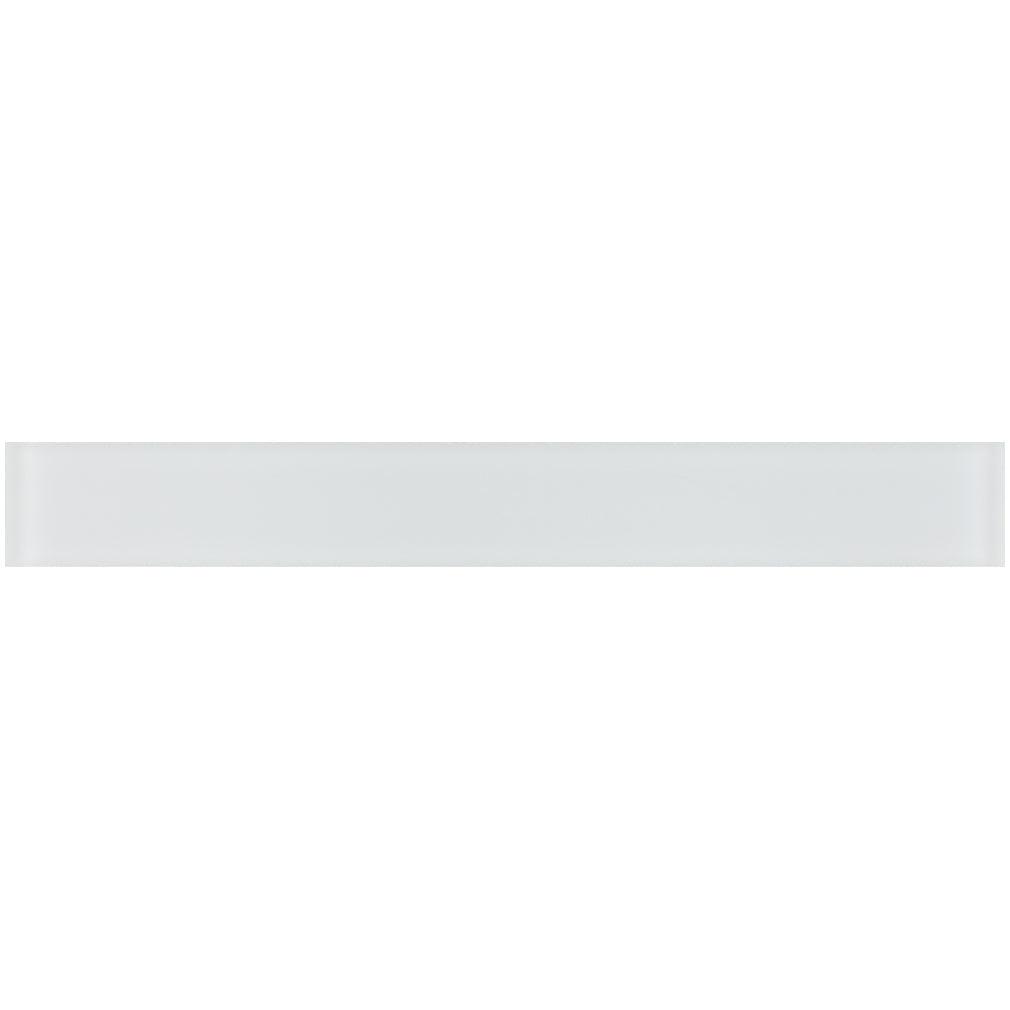 Elysium Tiles MIA White Frosted 2" x 16" Subway Tile