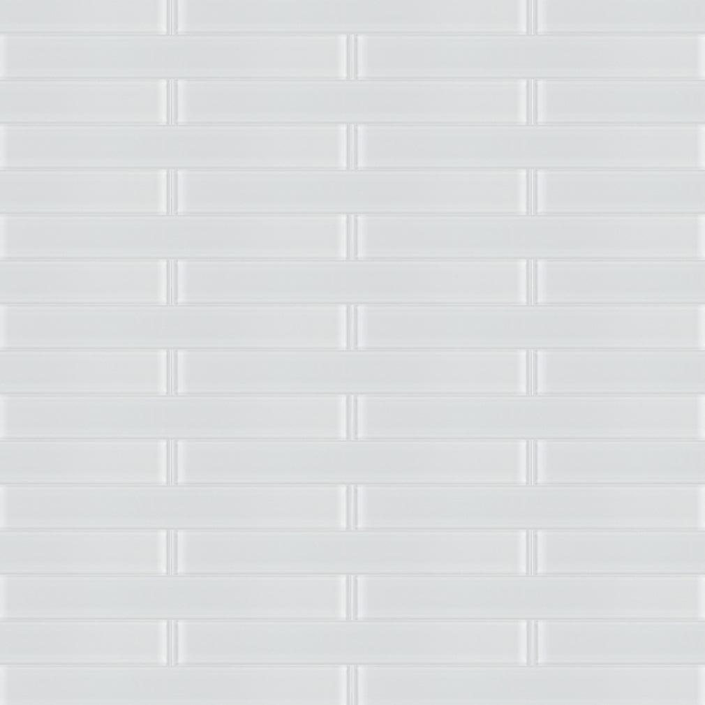 Elysium Tiles MIA White Glossy 2" x 16" Subway Tile