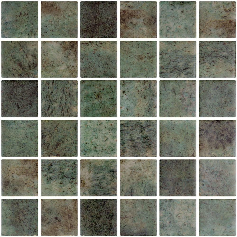 Elysium Tiles Vanguard Penta Bali Stone 12.25" x 12.25" Recycled Glass Mosaic Tile