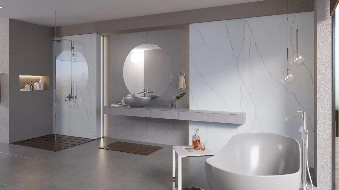 Pental Quartz Alessandria Polished Quartz Slab