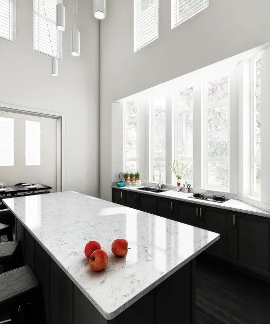Pental Quartz Argento Polished Quartz Slab