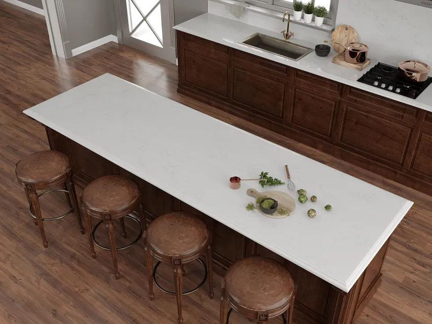 Pental Quartz Aura Gold Polished Quartz Slab