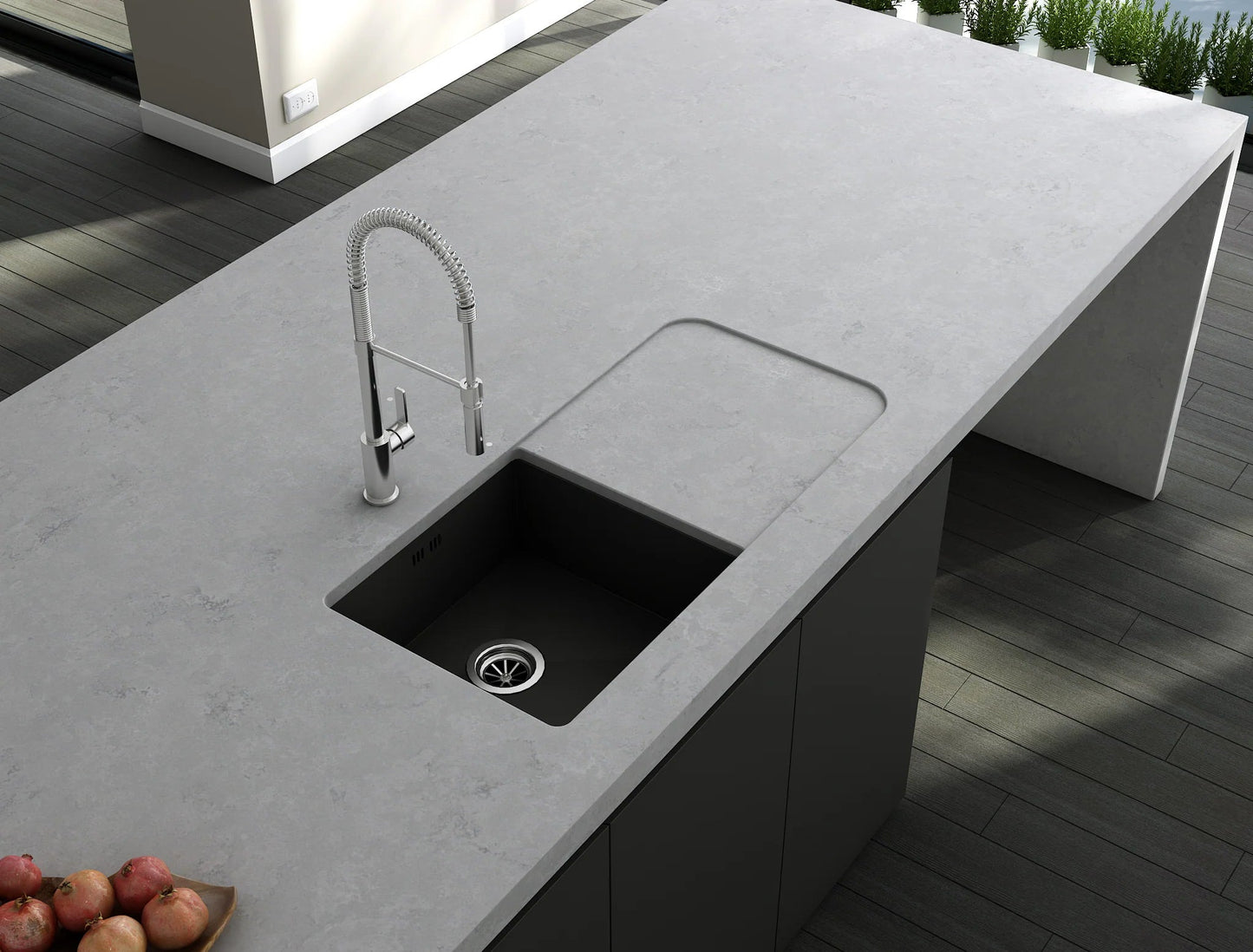 Pental Quartz Grey Savoie Quartz Slab