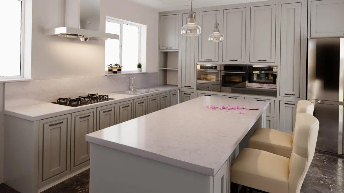 Pental Quartz Horizon Polished Quartz Slab