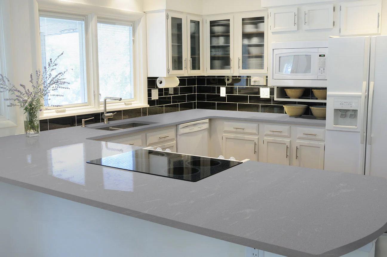 Pental Quartz Icelake Polished Quartz Slab