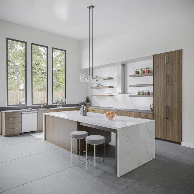 Pental Quartz Lux Aurum Bookmatched Polished Quartz Slab