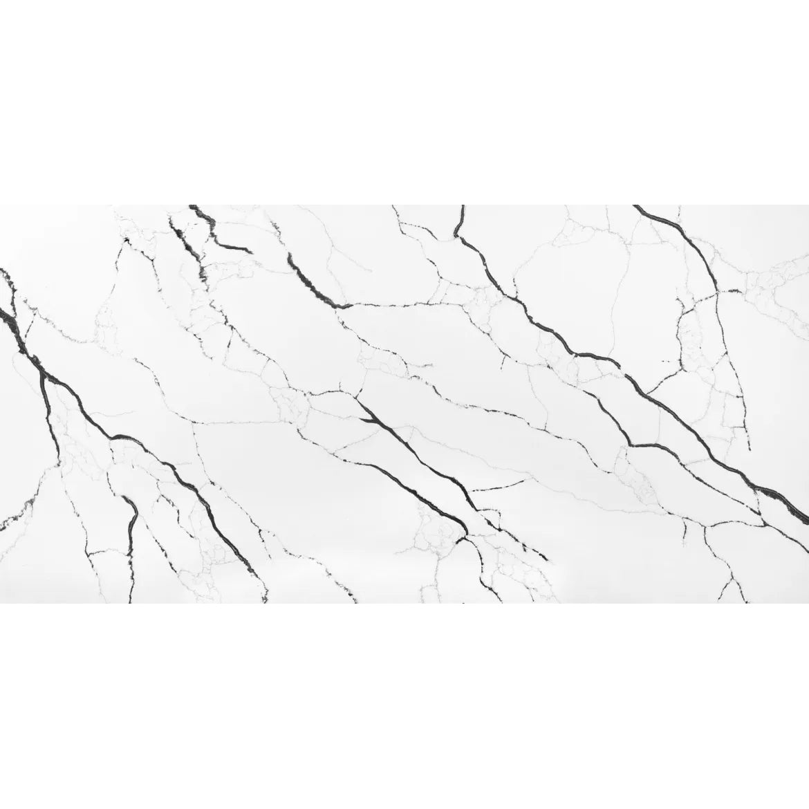 Pental Quartz Lux Noir Bookmatched Polished Quartz Slab