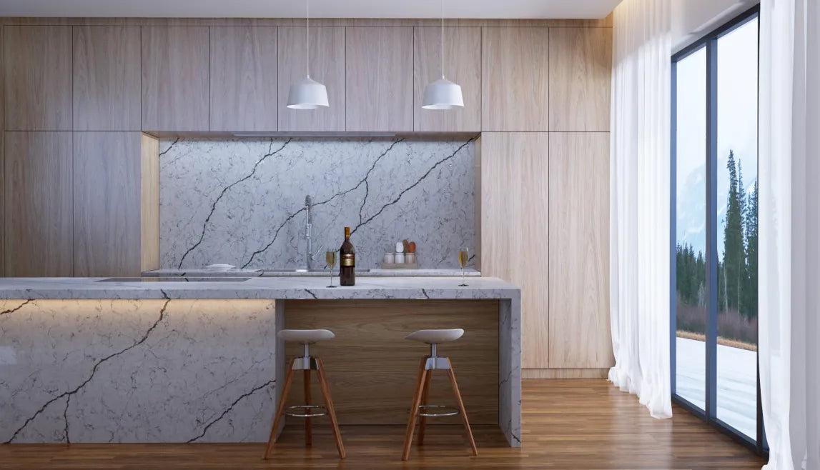 Pental Quartz Sable Polished Quartz Slab