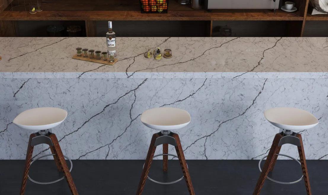 Pental Quartz Sable Polished Quartz Slab