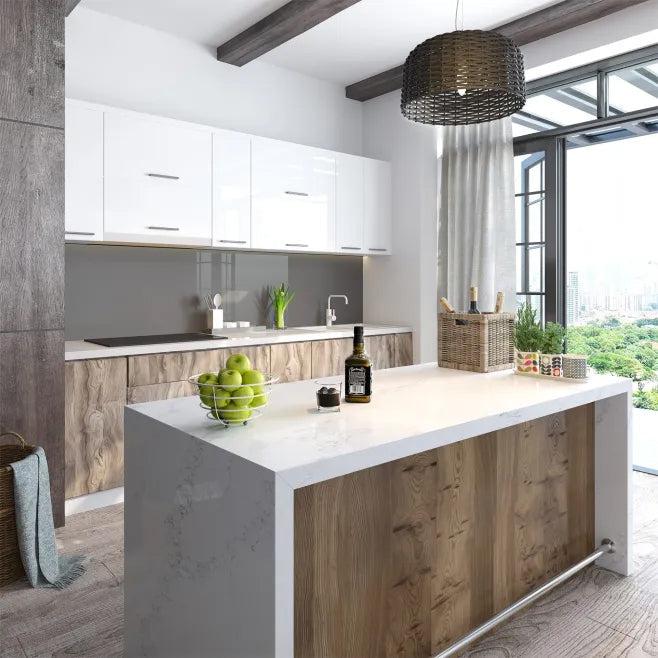 Pental Quartz Statuario Polished/Honed Quartz Slab