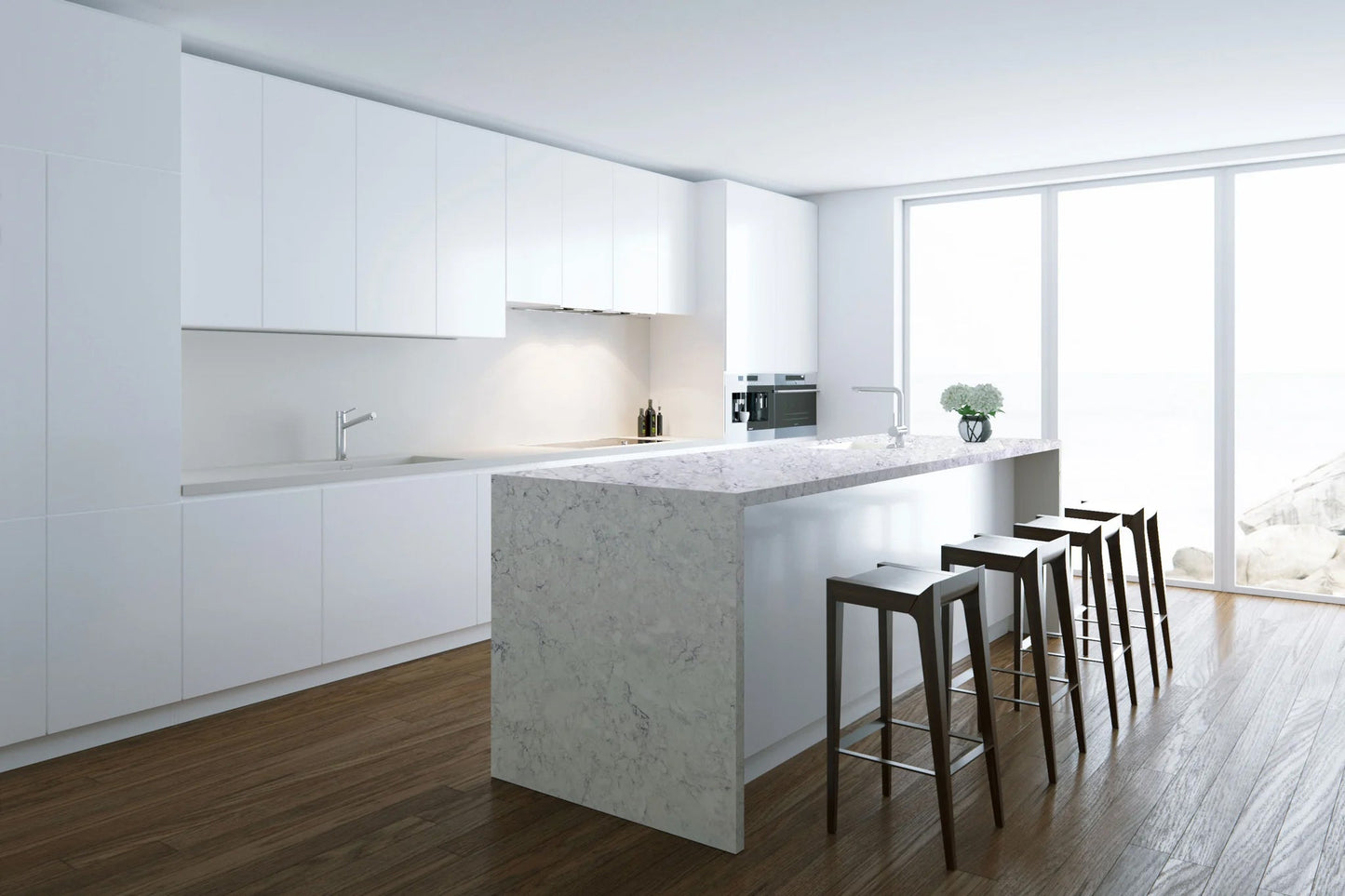 Pental Quartz Venoso Polished Quartz Slab