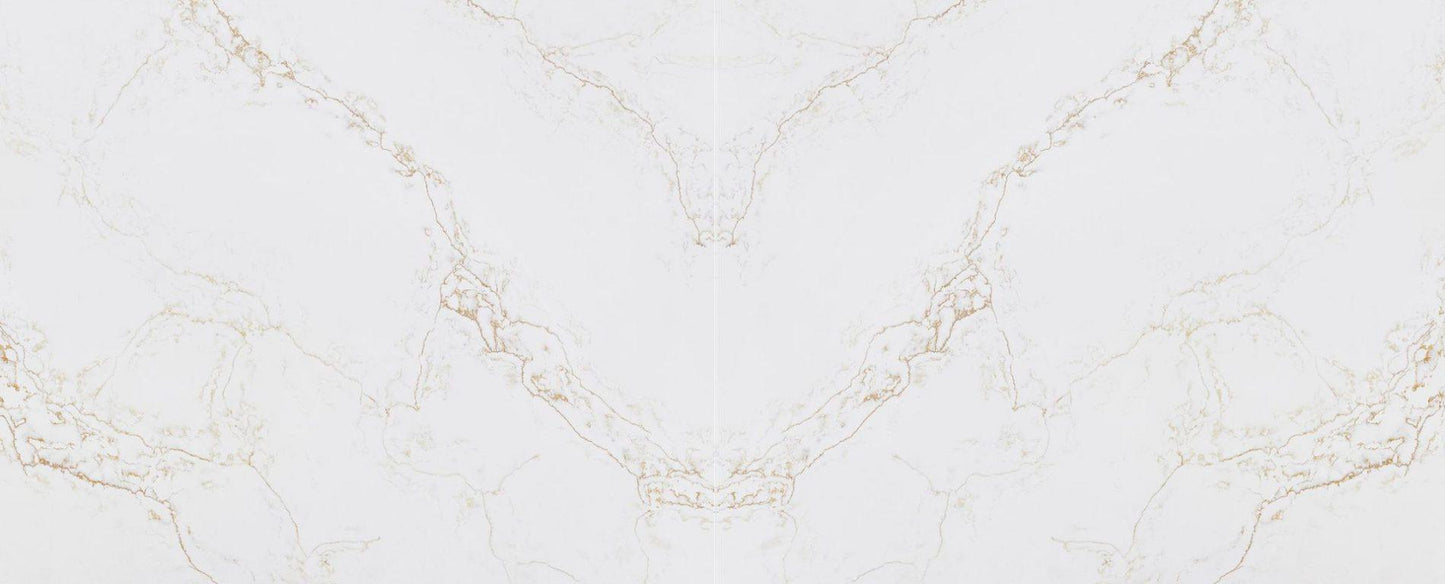 Raphael Stone Ariston Gold Polished 126" x 63" Quartz Slab