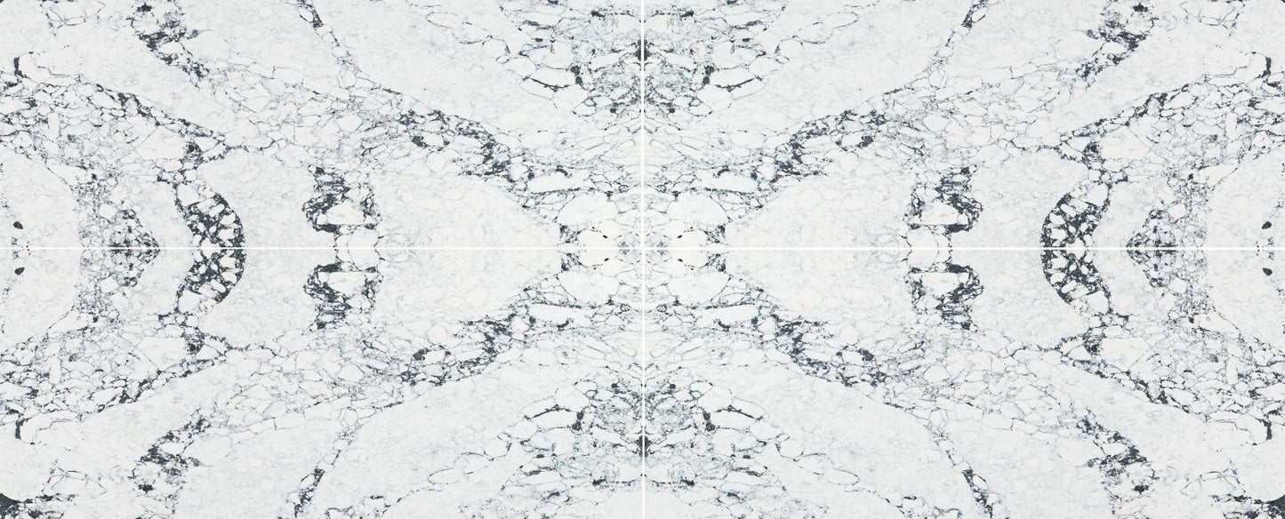 Raphael Stone Calacatta Arabascato Bookmatched Polished 126" x 63" Quartz Slab