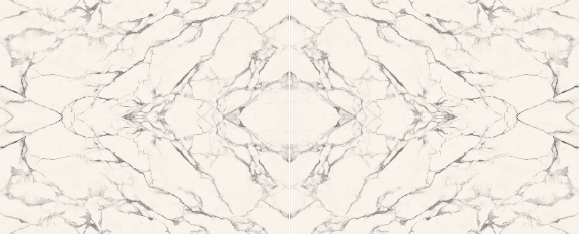 Raphael Stone Statuario Bianco Bookmatched 127" x 64" Porcelain Slab