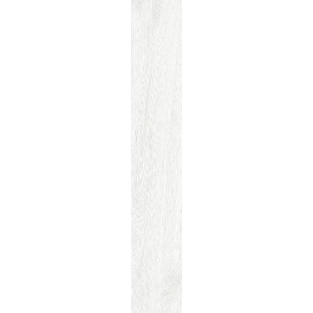 Siena Decor Forest Collection White 8" x 48" Matte Finish Wood Look Porcelain Tile