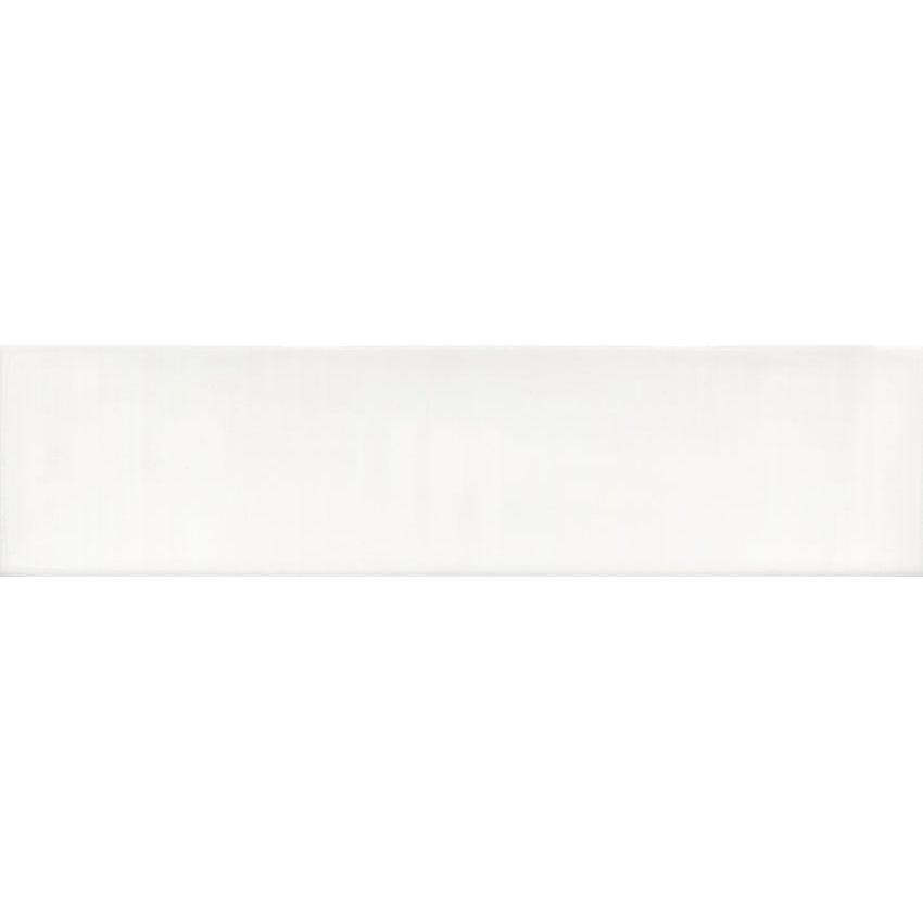 Siena Decor Selkis Collection White 3" x 12" Polished Porcelain Decorative Subway Tile