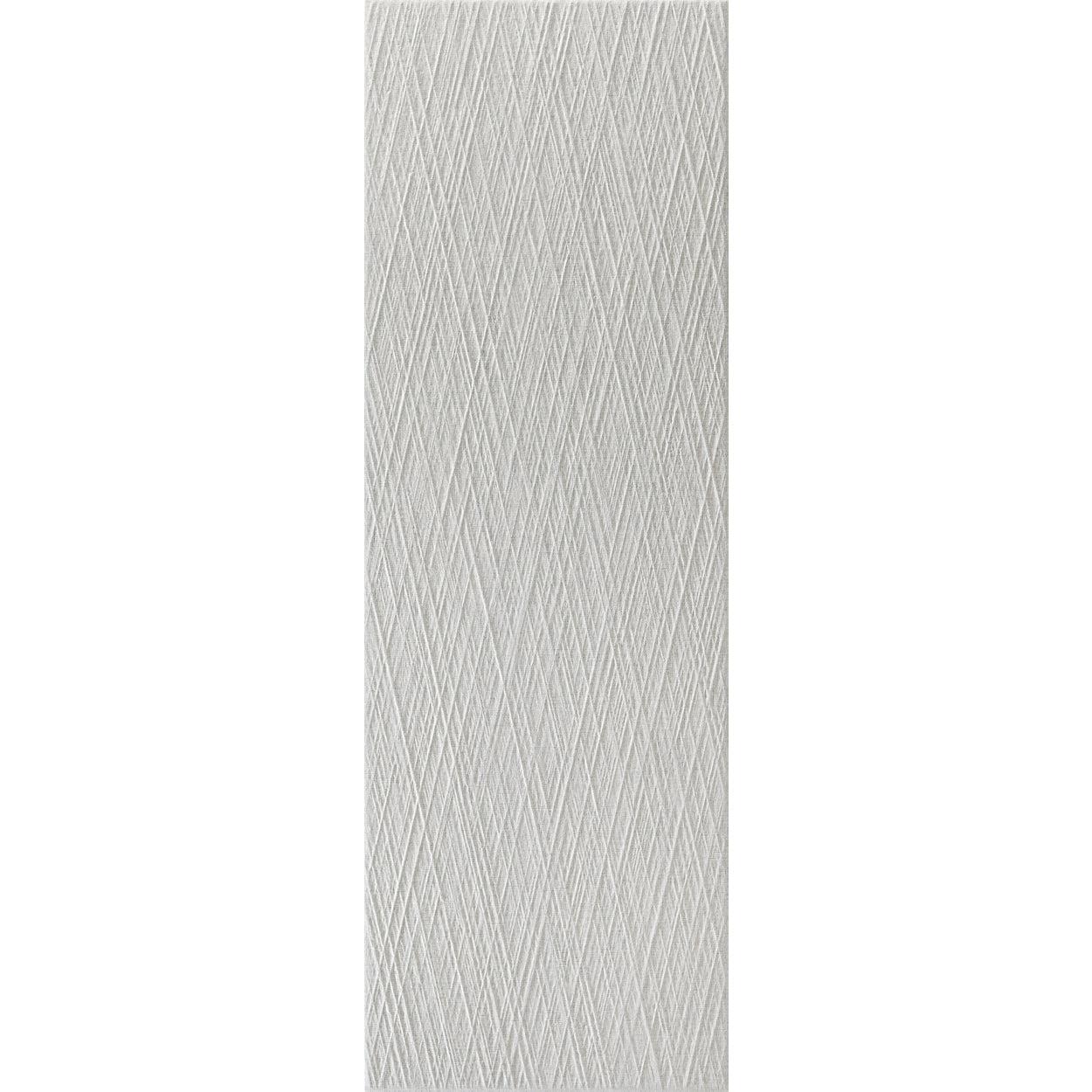 Siena Decor Toulouse Collection Fibre White 12" x 36" Matte Decorative Porcelain Tile